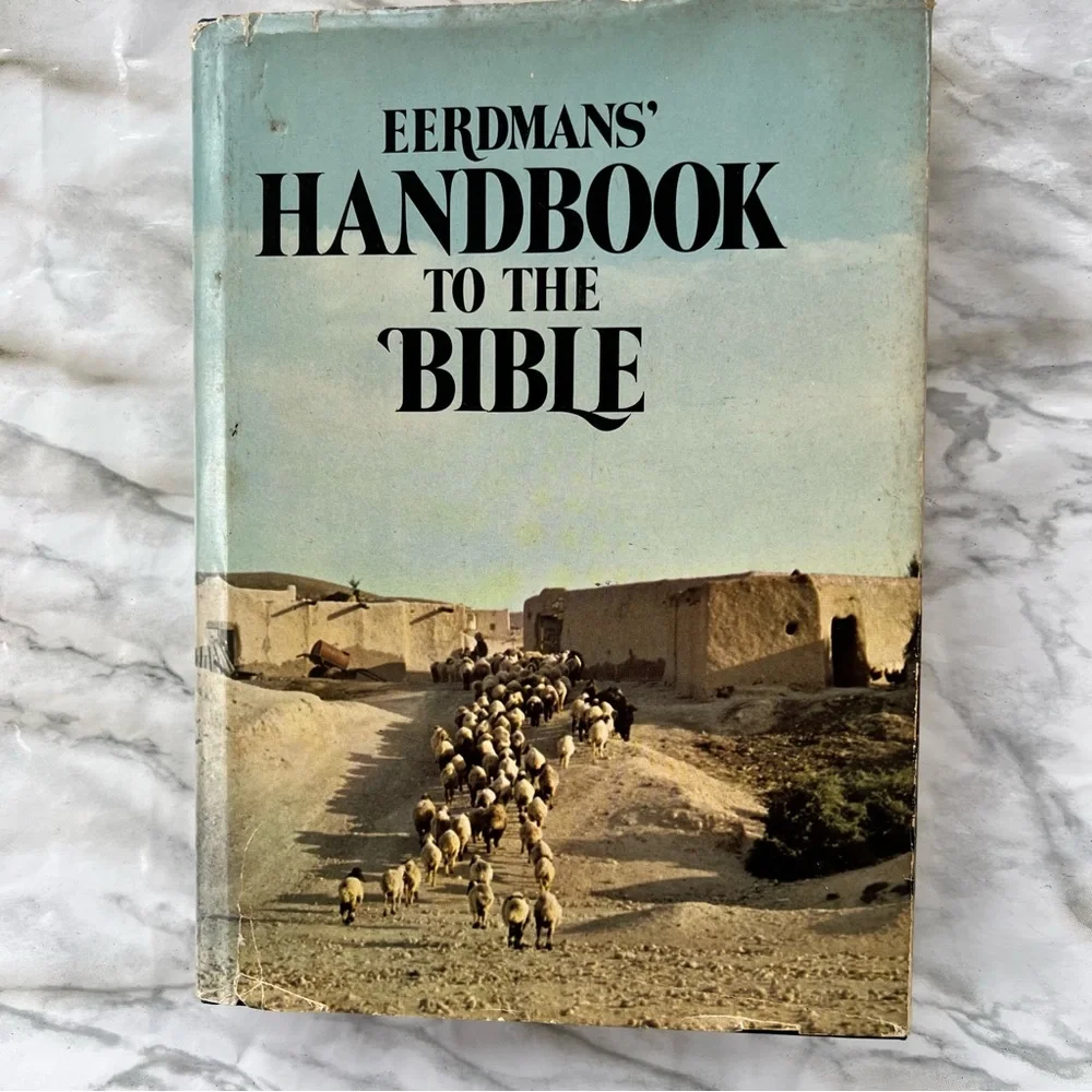 Vtg Eerdmans' Handbook to the Bible by Pat Alexander 1980 Hardback Dust Jacket